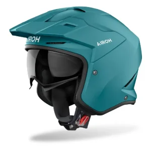 Casco Jet Airoh KOMBAKT Color Petrol Green Matt